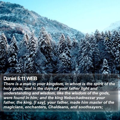Daniel 5:11 WEB Bible Verse Image