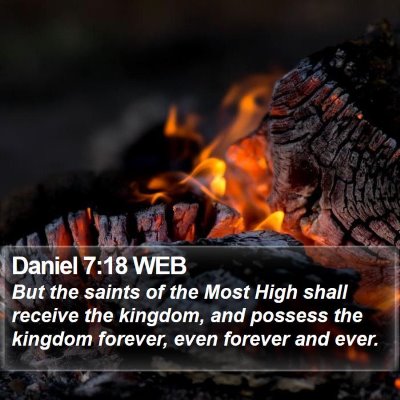 Daniel 7:18 WEB Bible Verse Image