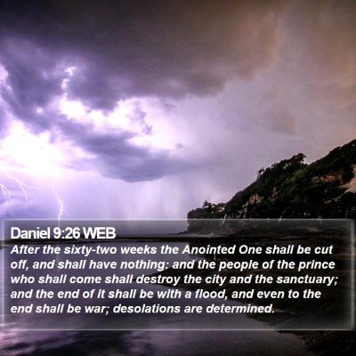 Daniel 9:26 WEB Bible Verse Image