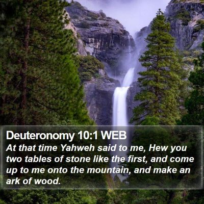 Deuteronomy 10:1 WEB Bible Verse Image