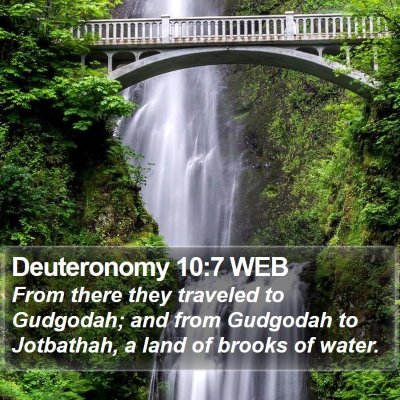 Deuteronomy 10:7 WEB Bible Verse Image
