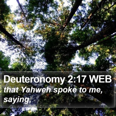 Deuteronomy 2:17 WEB Bible Verse Image