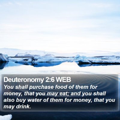 Deuteronomy 2:6 WEB Bible Verse Image