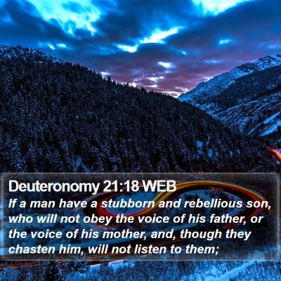 Deuteronomy 21:18 WEB Bible Verse Image