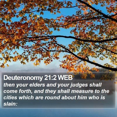 Deuteronomy 21:2 WEB Bible Verse Image
