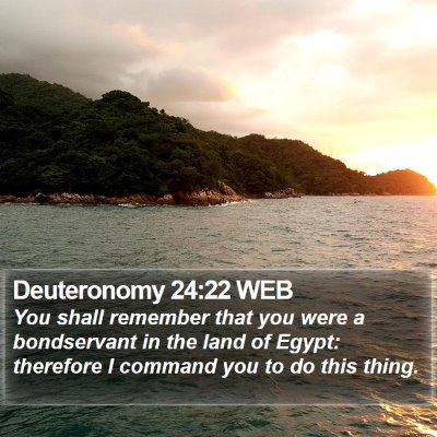 Deuteronomy 24:22 WEB Bible Verse Image