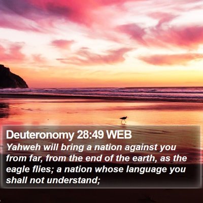 Deuteronomy 28:49 WEB Bible Verse Image