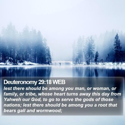 Deuteronomy 29:18 WEB Bible Verse Image