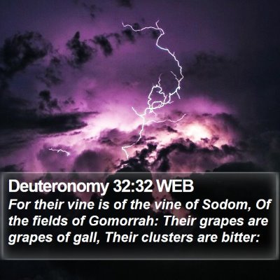 Deuteronomy 32:32 WEB Bible Verse Image