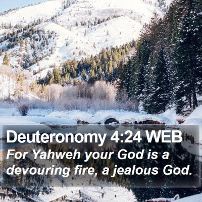Deuteronomy 4:24 WEB Bible Verse Image