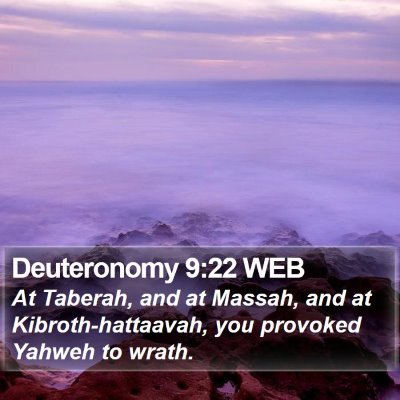 Deuteronomy 9:22 WEB Bible Verse Image