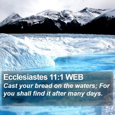 Ecclesiastes 11:1 WEB Bible Verse Image