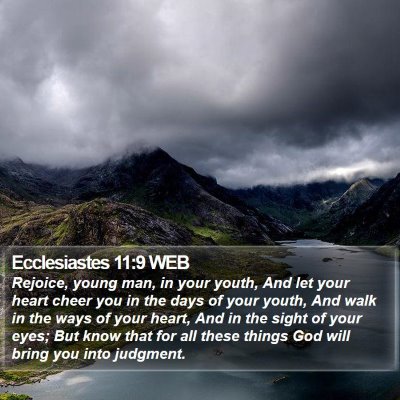 Ecclesiastes 11:9 WEB Bible Verse Image