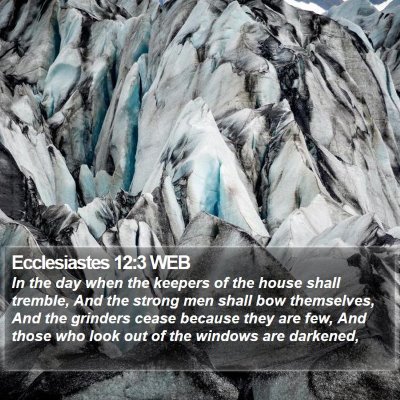 Ecclesiastes 12:3 WEB Bible Verse Image