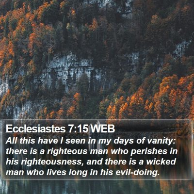 Ecclesiastes 7:15 WEB Bible Verse Image