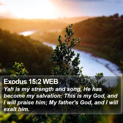 Exodus 15:2 WEB Bible Verse Image