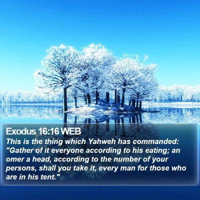 Exodus 16:16 WEB Bible Verse Image