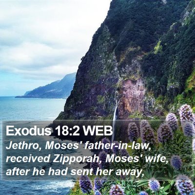 Exodus 18:2 WEB Bible Verse Image