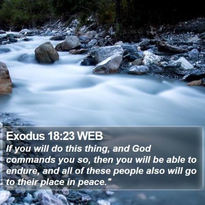 Exodus 18:23 WEB Bible Verse Image