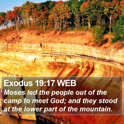 Exodus 19:17 WEB Bible Verse Image