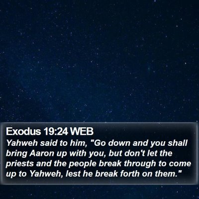 Exodus 19:24 WEB Bible Verse Image
