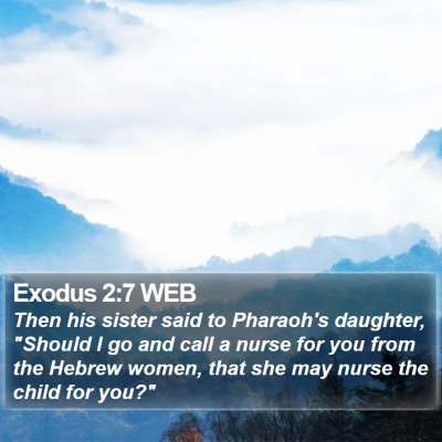Exodus 2:7 WEB Bible Verse Image