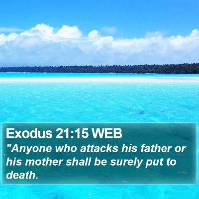Exodus 21:15 WEB Bible Verse Image