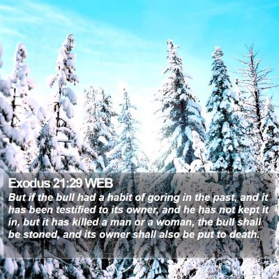 Exodus 21:29 WEB Bible Verse Image