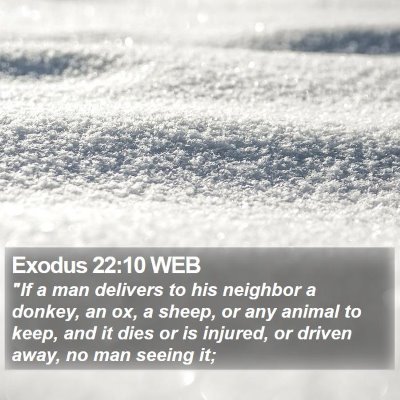 Exodus 22:10 WEB Bible Verse Image