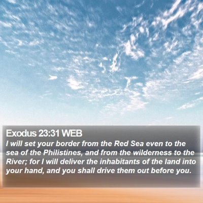 Exodus 23:31 WEB Bible Verse Image