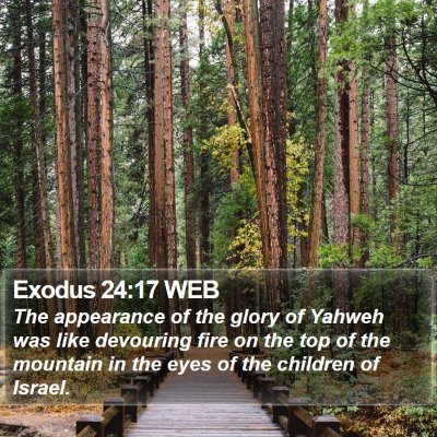 Exodus 24:17 WEB Bible Verse Image
