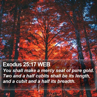 Exodus 25:17 WEB Bible Verse Image