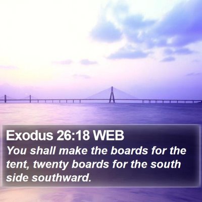 Exodus 26:18 WEB Bible Verse Image