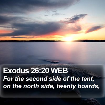 Exodus 26:20 WEB Bible Verse Image