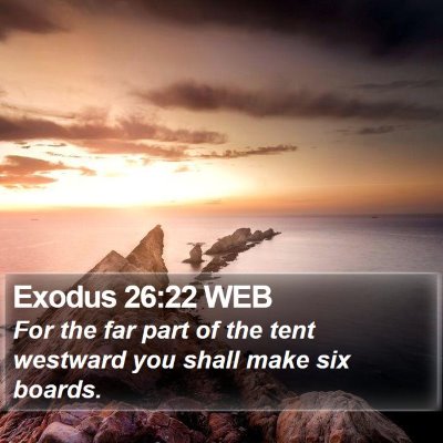 Exodus 26:22 WEB Bible Verse Image