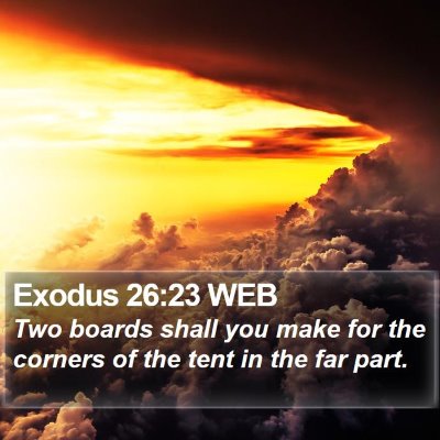 Exodus 26:23 WEB Bible Verse Image