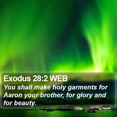 Exodus 28:2 WEB Bible Verse Image