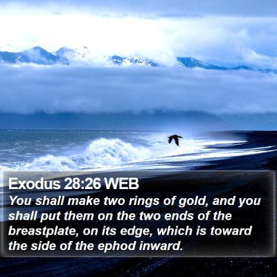 Exodus 28:26 WEB Bible Verse Image