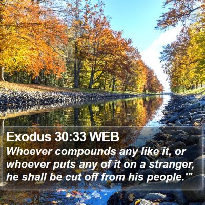 Exodus 30:33 WEB Bible Verse Image