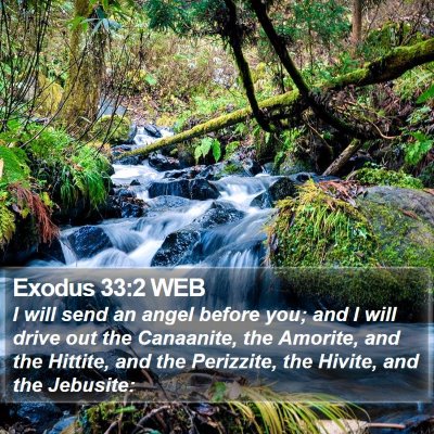 Exodus 33:2 WEB Bible Verse Image