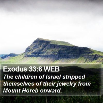 Exodus 33:6 WEB Bible Verse Image