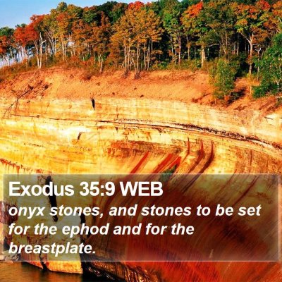 Exodus 35:9 WEB Bible Verse Image