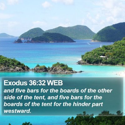 Exodus 36:32 WEB Bible Verse Image