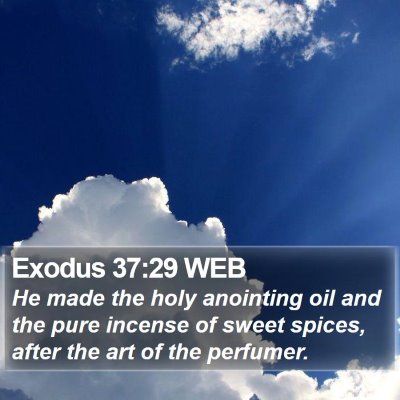 Exodus 37:29 WEB Bible Verse Image