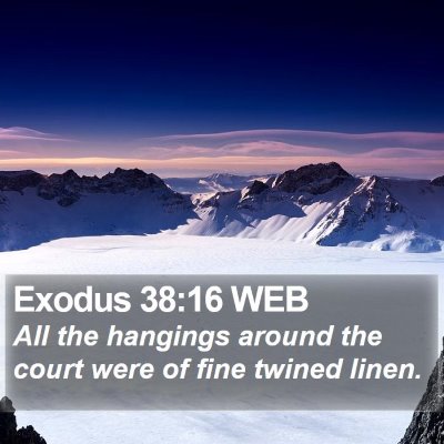 Exodus 38:16 WEB Bible Verse Image