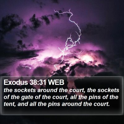 Exodus 38:31 WEB Bible Verse Image