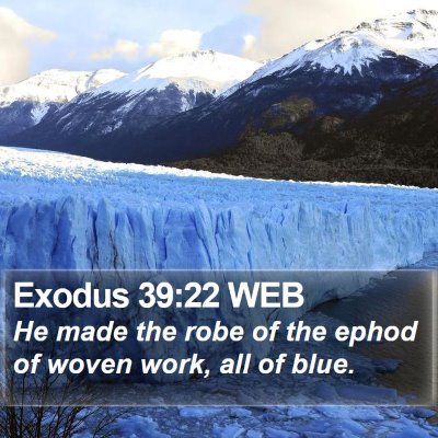 Exodus 39:22 WEB Bible Verse Image
