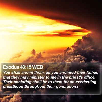 Exodus 40:15 WEB Bible Verse Image