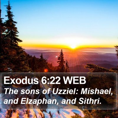 Exodus 6:22 WEB Bible Verse Image