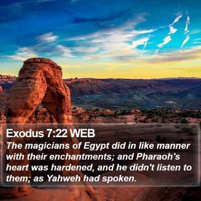 Exodus 7:22 WEB Bible Verse Image